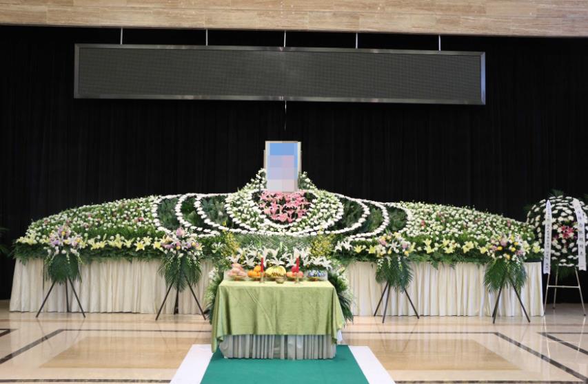 上海殡仪鲜花布置(图1)